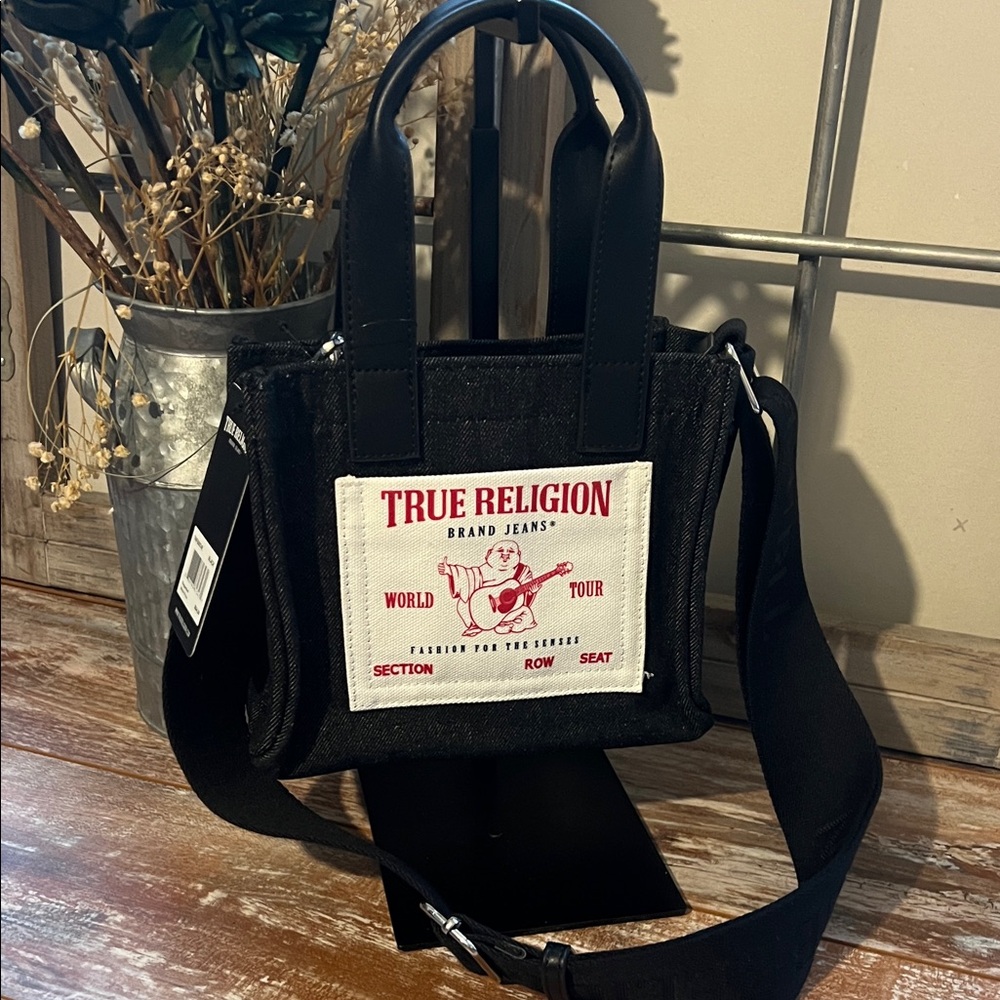 True Religion Mini Denim Tote